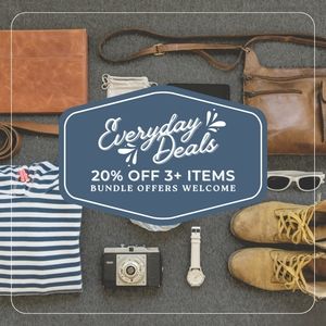 Everyday Deals | 20% OFF 3+ ITEMS
